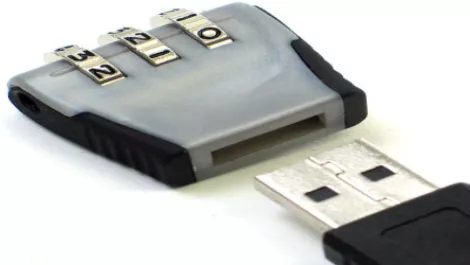 Usb dial lock