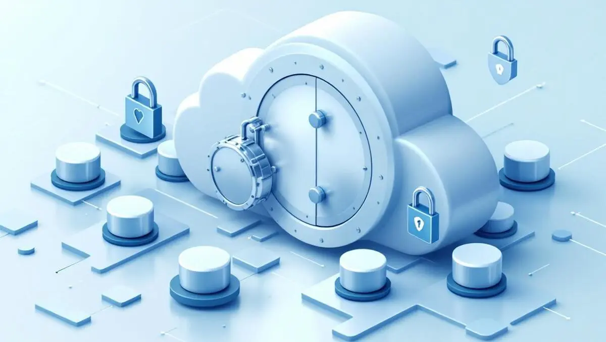 Secure cloud data vault with s3 buckets locks shields blue steel