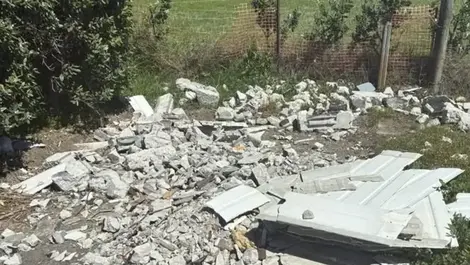 Asbestos dumped at abandoned Hawke's Bay camp prompts boulder barrier